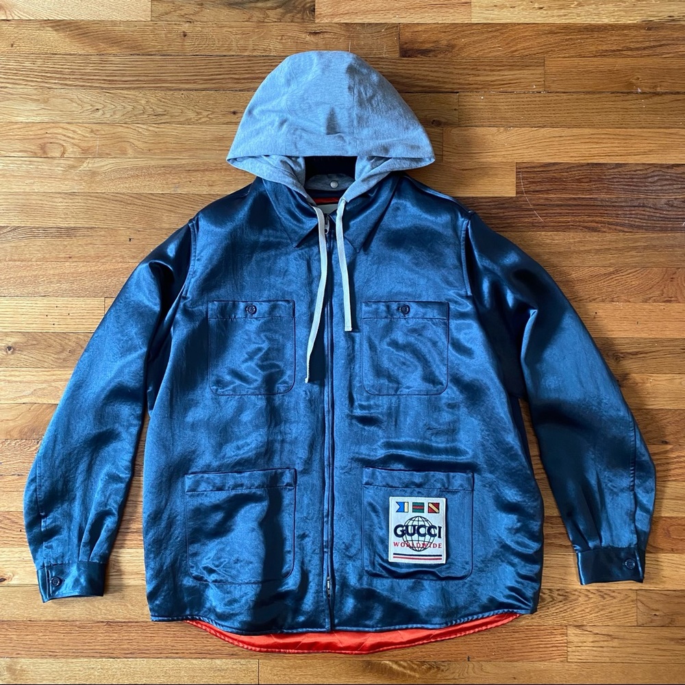 Gucci Shirt / Jacket with Removable hood Size M
